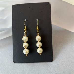 NEW Handmade Pearl Drop Earrings